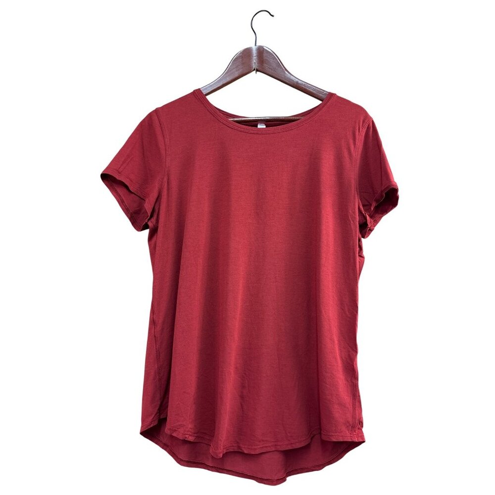 Lululemon Red Short Sleeve T-Shirt Size L
